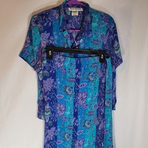 Dressbarn 2 Pc. Skirt and Top Vintage